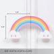 Handcrafted Rainbow Cupboard Handles in Acacia Wood Set